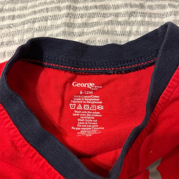 🔆5/$25 Muscle Man Tshirt Size 6-12 Months - Picture 4 of 4